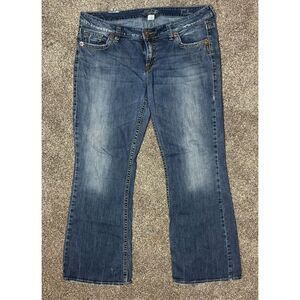Silver Jeans Co. Eden Women's Bootcut Denim Jeans Blue Size 36x33